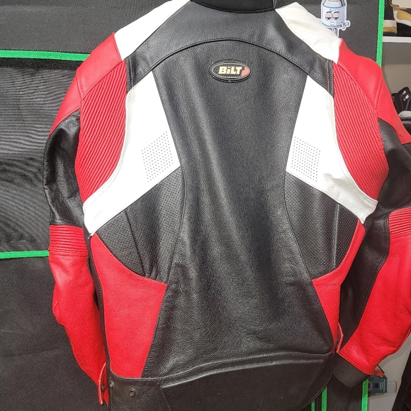 Bilt motorcycle  performance  racing  jacket.  Men's size 44 - Picture 5 of 8